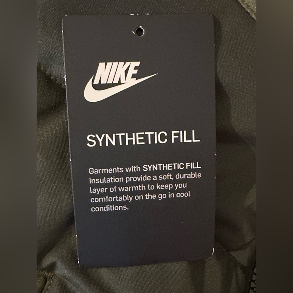 Nike Olive and Sage Hooded Puffer Jacket - Picture 11 of 14
